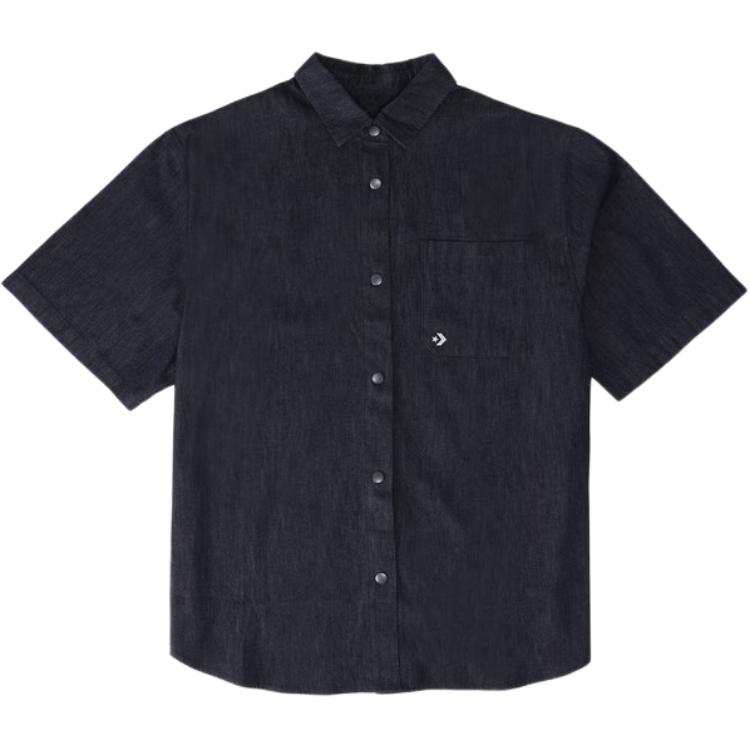 Converse Converse Shirts Men's Black Lapel Moderate