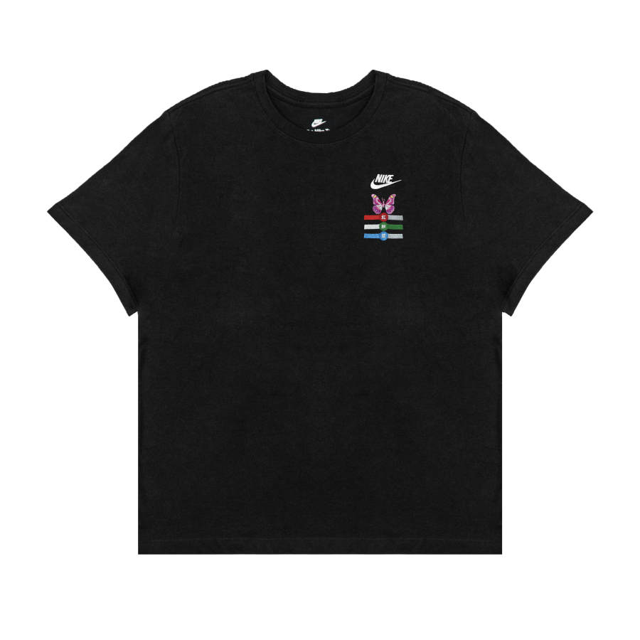 Nike Nike Dri Fit T Shirts Unisex Black Crew Neck Moderate Straight Fit
