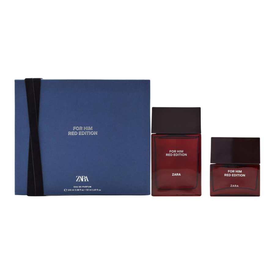 ZARA Red Men's Perfumes Fruity Fragrance Scent Family Eau De Parfum EDP 100ml+50ml Orange Amber