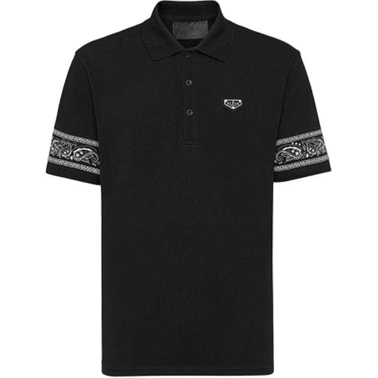 PHILIPP PLEIN 【Best of: Promotions】bandana-print short-sleeved polo shirt