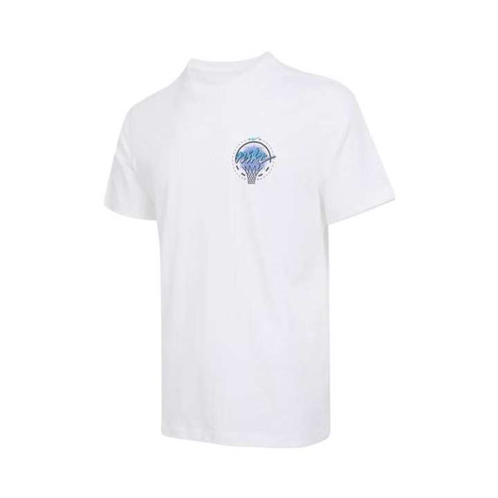 Nike Nike Swoosh T Shirts Men's White Crew Neck Moderate