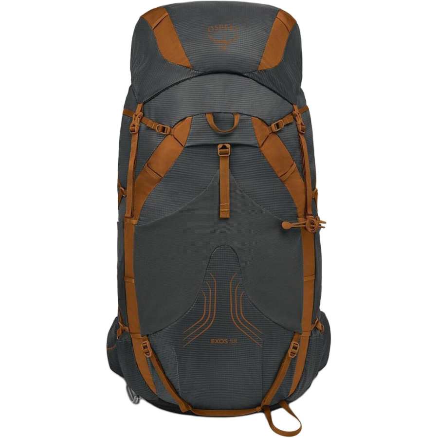 OSPREY 58L Hiking Bag Outdoor Bag Nylon Dark Charcoal Gray Men's