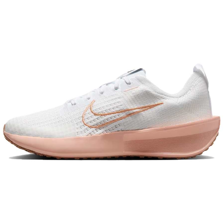Nike Nike Interact Run Abrasion Resistant Breathable Abrasion Resistant Breathable Low top Running Shoes Women's White
