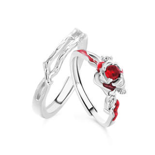 KOOKISS 925 Silver Zircon Rings Unisex