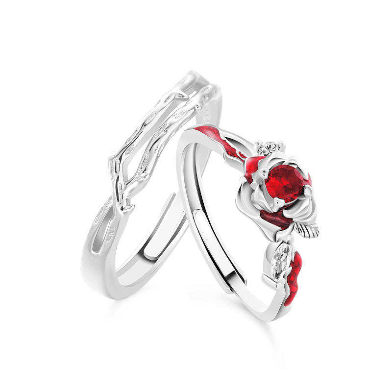 KOOKISS 925 Silver Zircon Rings Unisex