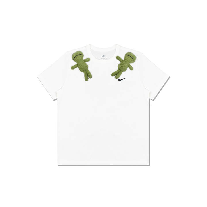 Nike Nike T Shirts Men's White Crew Neck Straight Fit