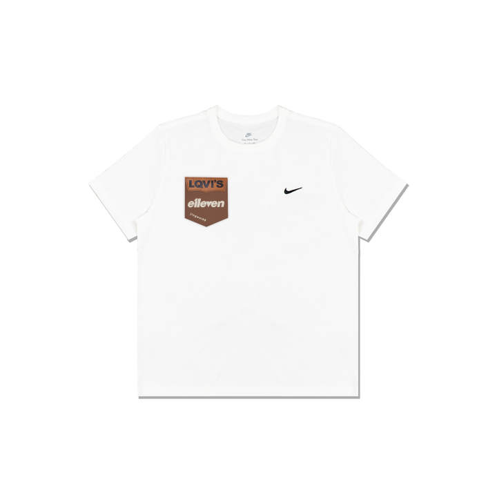 Nike Nike T Shirts Men's White Crew Neck Straight Fit