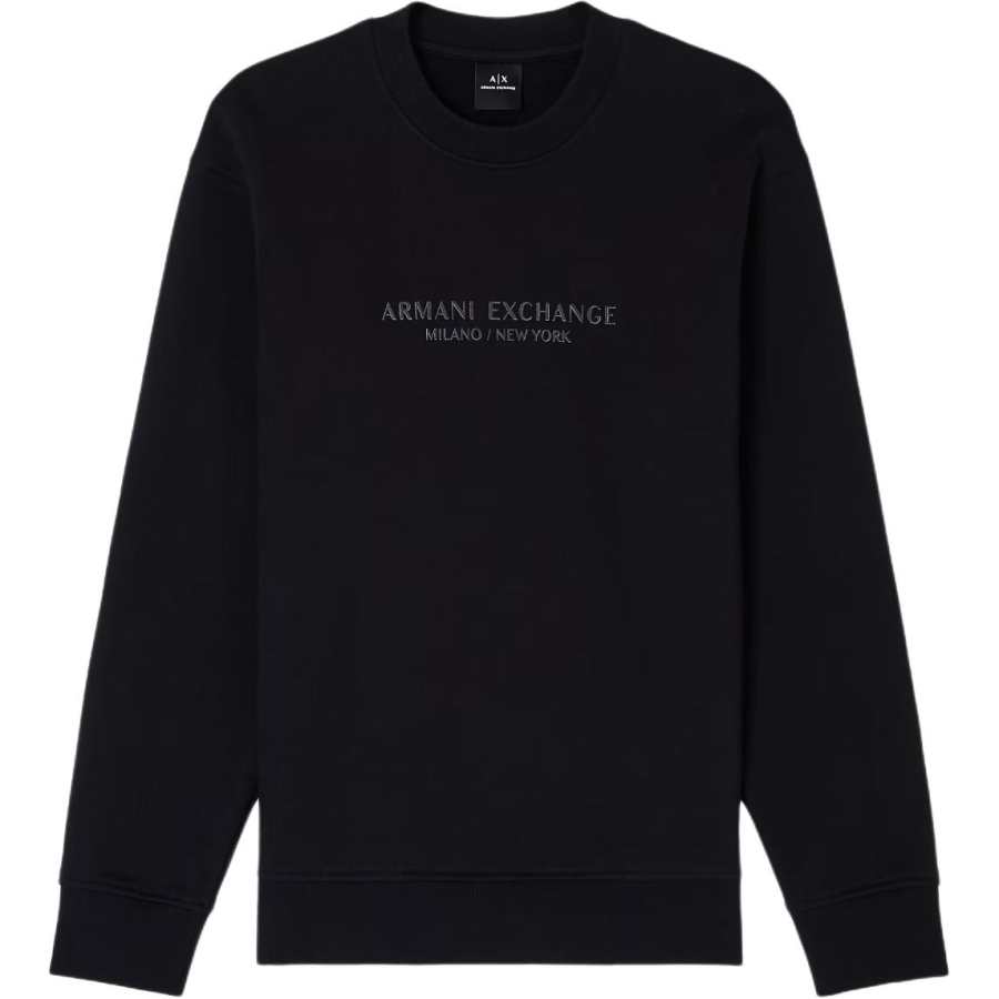 ARMANI EXCHANGE Armani Exchange Tone Logo Crewneck Sweatshirt