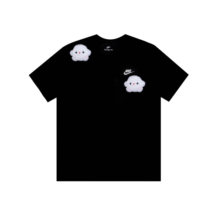 Nike Nike T Shirts Men's Black Crew Neck Moderate