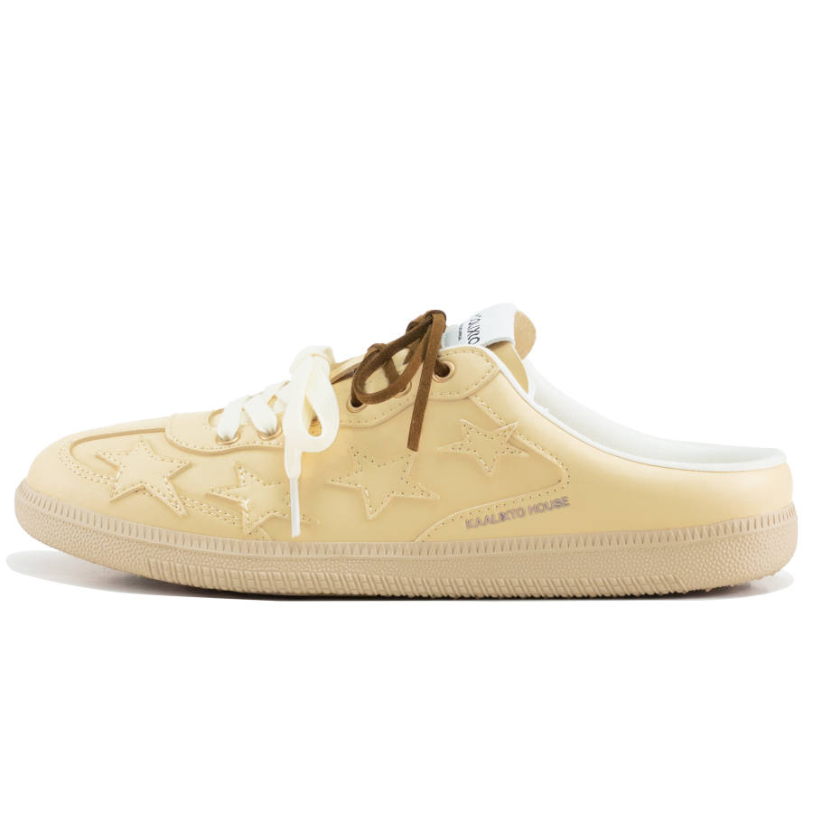 KAALIXTO Closed Toe Slippers Unisex Custard