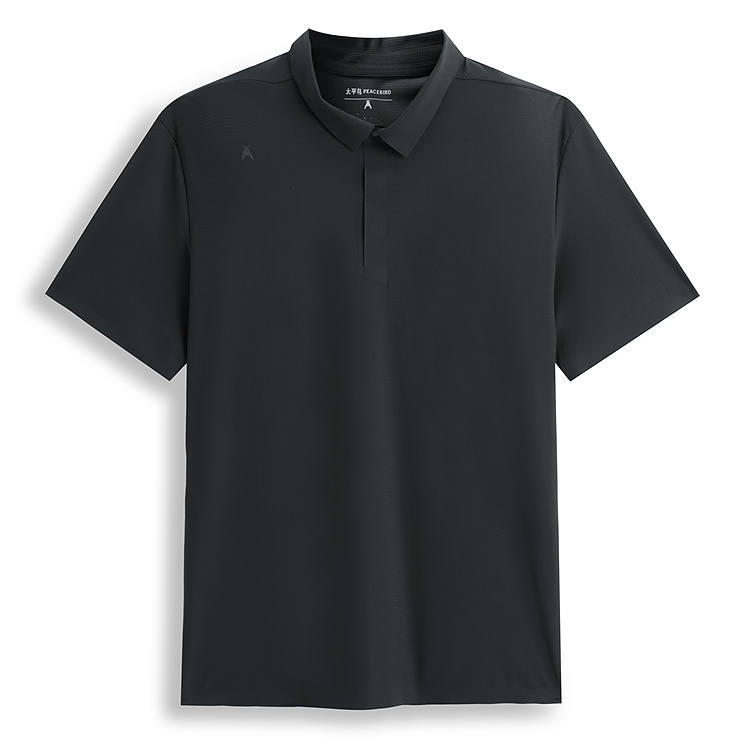PEACEBIRD MEN Polo Shirts Men's Raven 1 Polo Collar Moderate Straight Fit