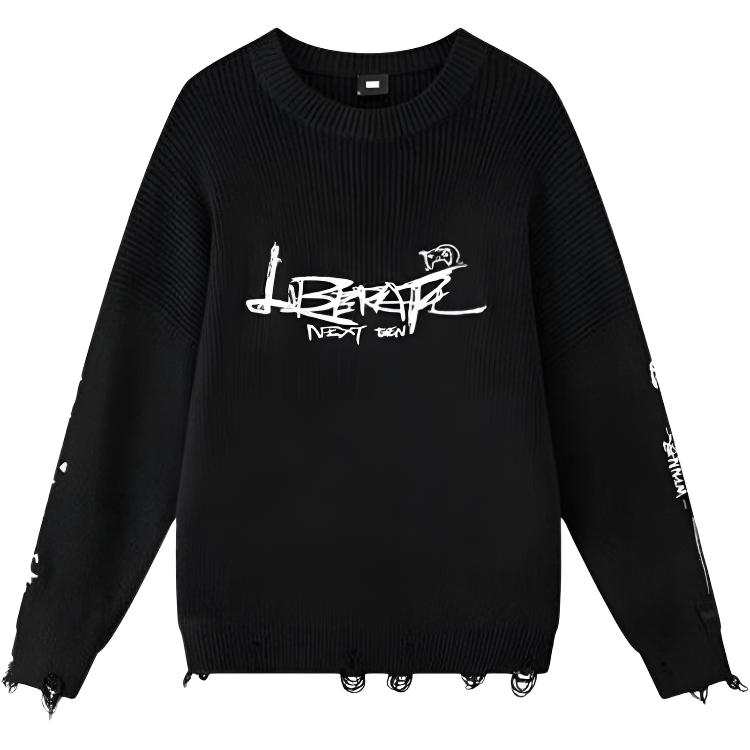 Li-Ning Li Ning Knitwear Unisex Black Crew Neck Moderate Other