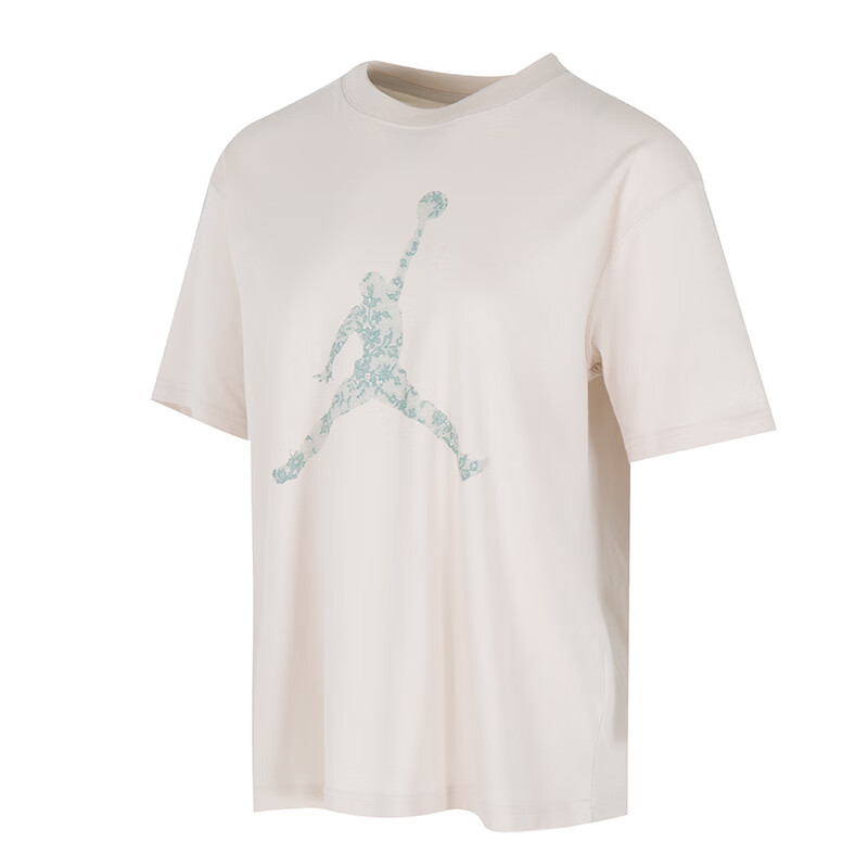 Jordan Jordan T Shirts Women's Beige Crew Neck Moderate