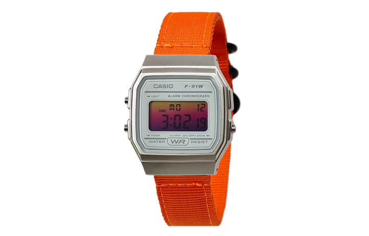 CASIO CASIO Custom Collection Quartz Movement Nylon Strap Watch Men's Watches White Dial
