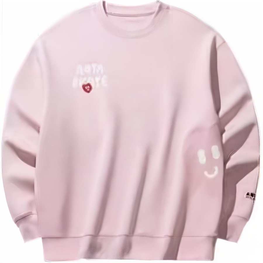 Anta Life Collection Sweatshirt Unisex Soft Pink