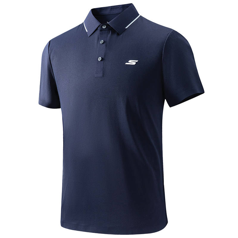 Skechers Polo Shirt Unisex Navy Blue