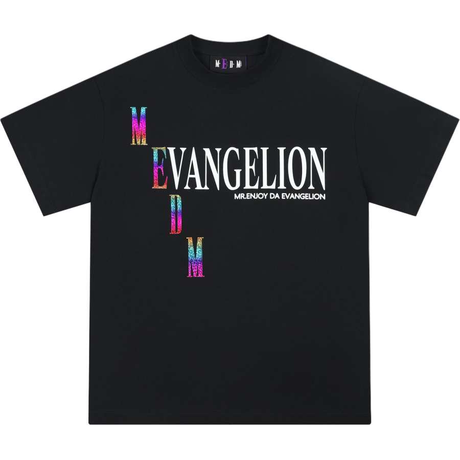 MEDM MEDM×EVA T Shirts Unisex Crew Neck Moderate Straight Fit