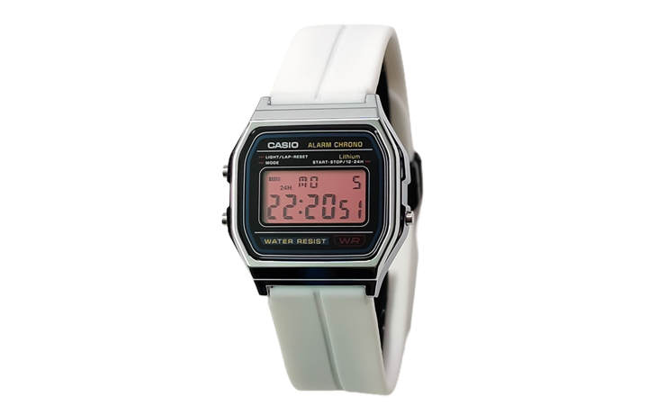 CASIO CASIO Custom Collection Quartz Movement Silicone Strap Watch Men's Watches Black Dial