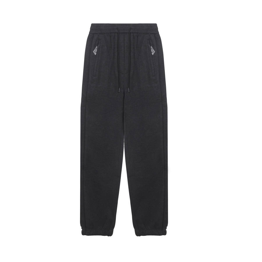 KARL LAGERFELD / Karl Lagerfeld Jeans Knitted Sweatpants Men's Black Gray