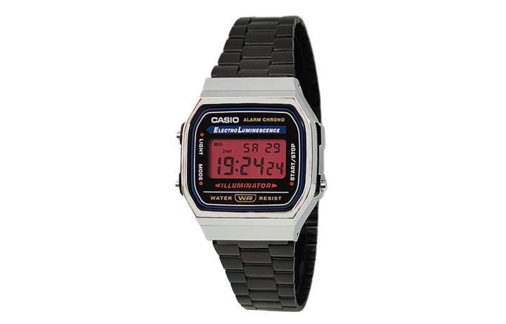 CASIO CASIO Custom Collection Quartz Movement Stainless Steel Strap Watch Men's Watches Black Dial