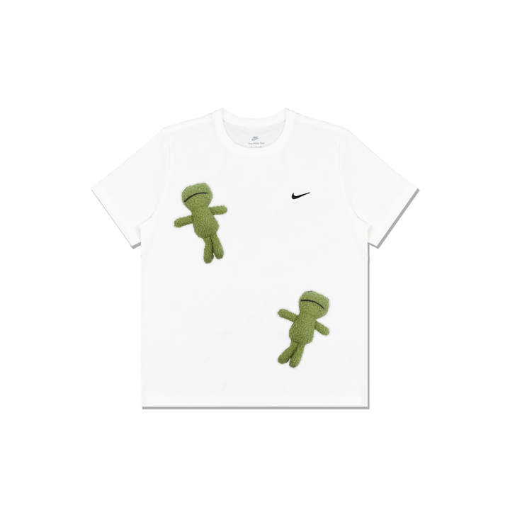 Nike Nike T Shirts Men's White Crew Neck Straight Fit