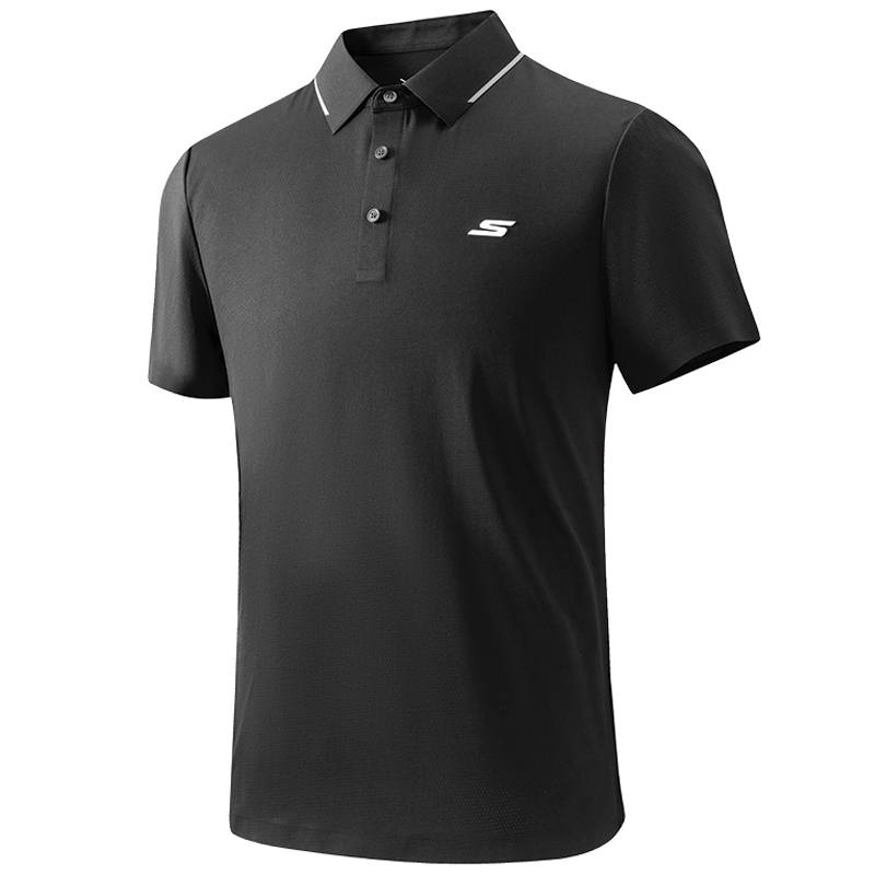 Skechers Polo Shirt Unisex Black