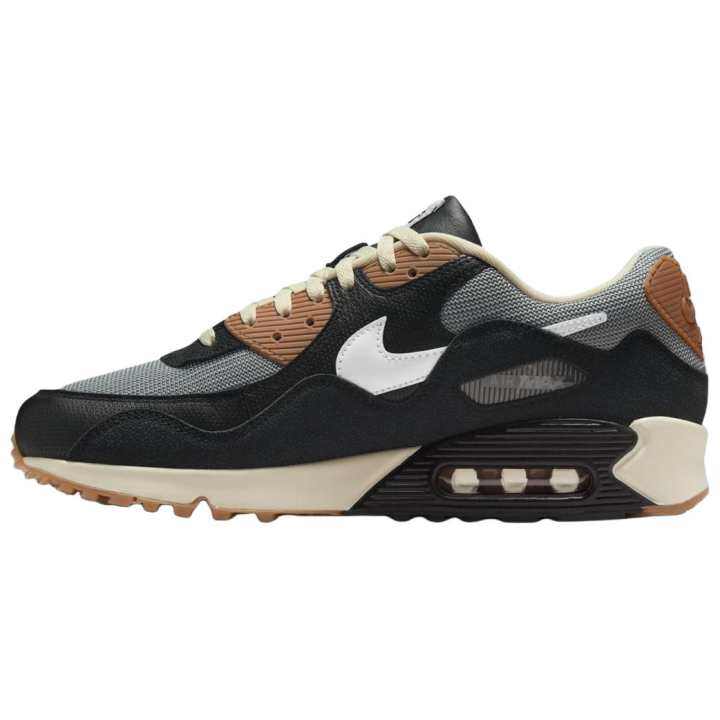 Nike Patta x Nike Air Max 90 Abrasion Resistant Low top Running Shoes Men's Gray