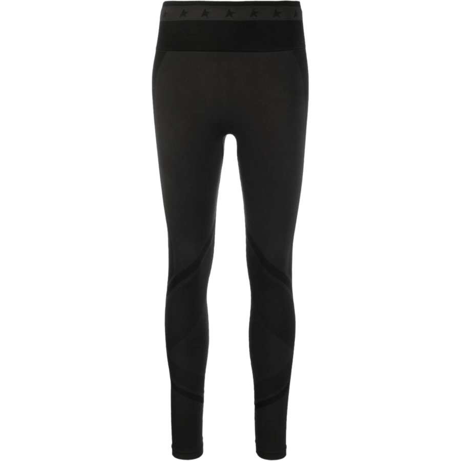 Golden Goose logo-embellished panelled leggings