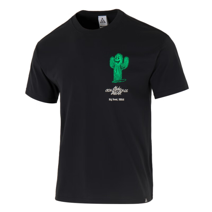 Nike Nike ACG T Shirts Men's Black Crew Neck Moderate