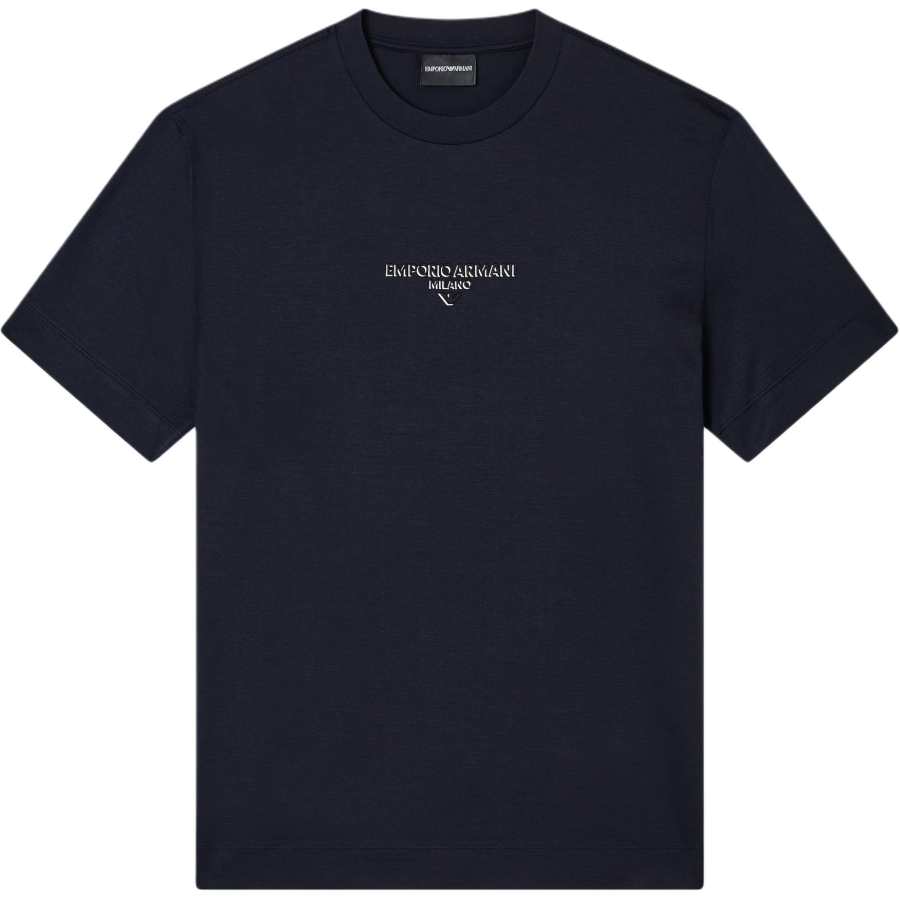 Emporio Armani Logo Printed Crewneck T-Shirt