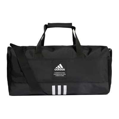Adidas Polyamide Travel Bag Gym Bag Unisex Black
