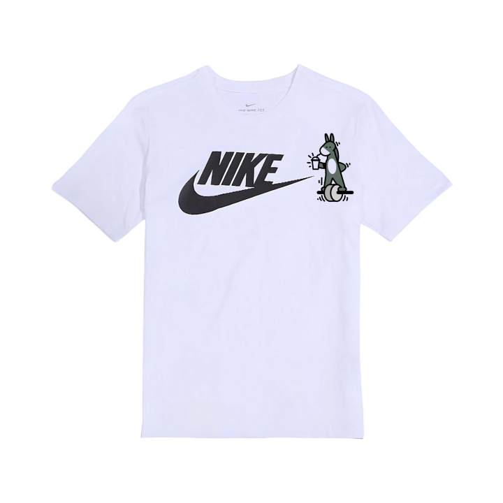 Nike Nike T Shirts Unisex White Crew Neck Moderate Straight Fit