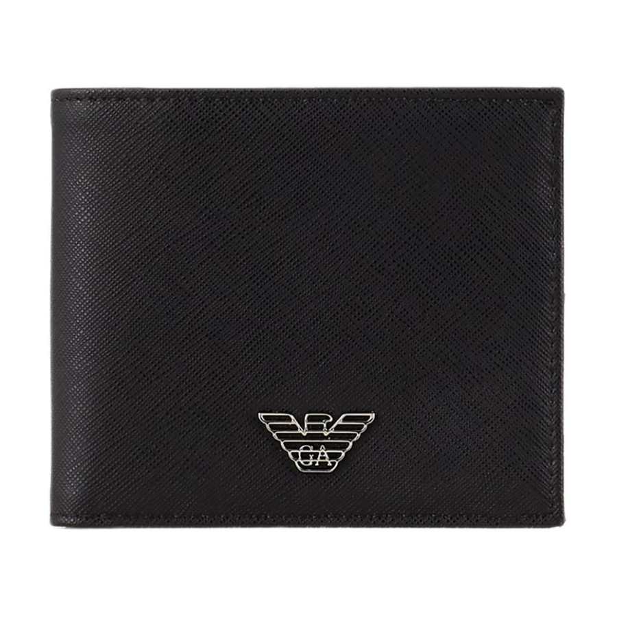 EMPORIO ARMANI Logo Detailed Bifold Wallet