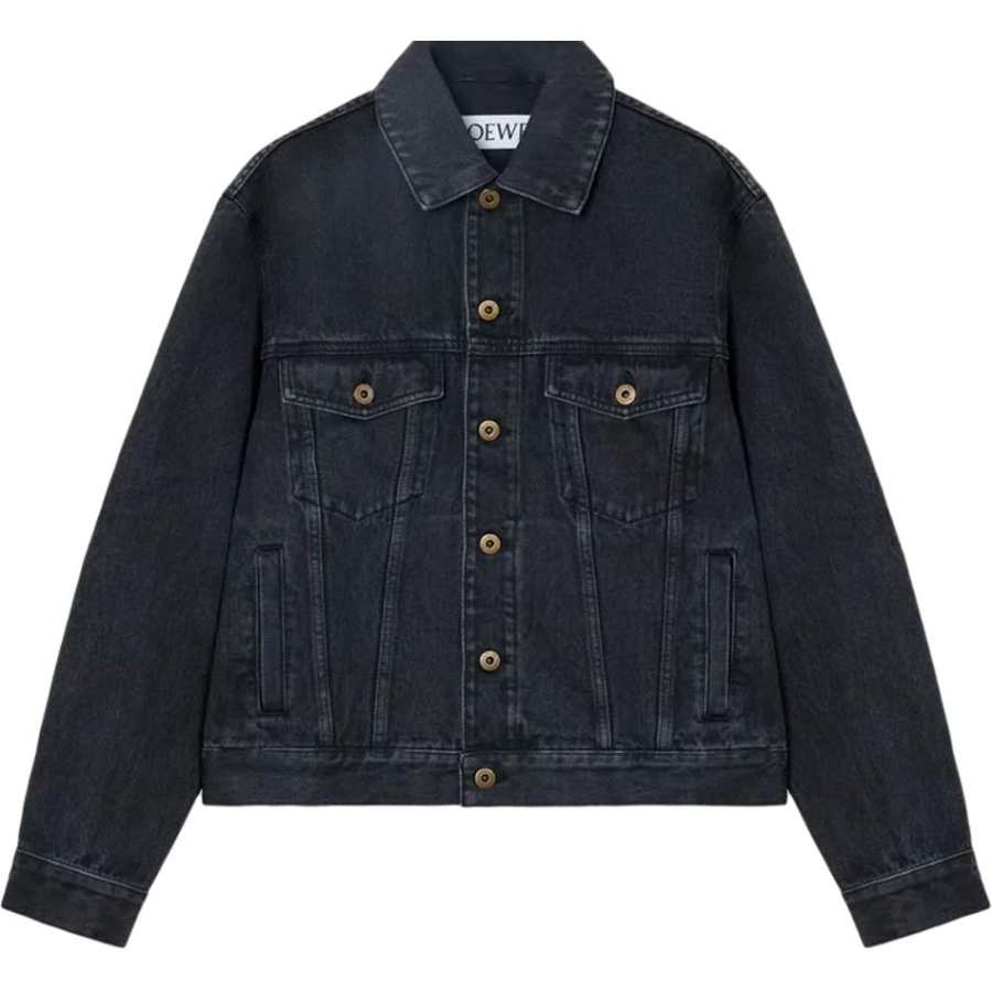 LOEWE LOEWE Anagram Straight Denim Jacket