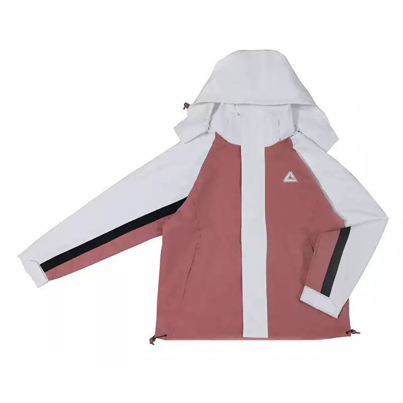 PEAK Trench Coats Men's Gray Crimson Hooded Moderate Other