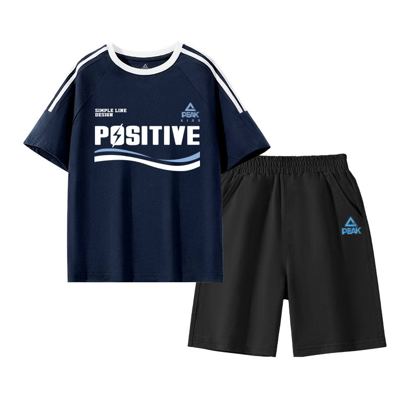 PEAK Kids Casual Sportswear Crew Neck Thin