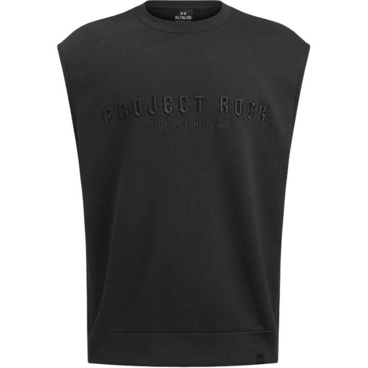 Under Armour Tank Tops Men's Black Crew Neck Moderate Other