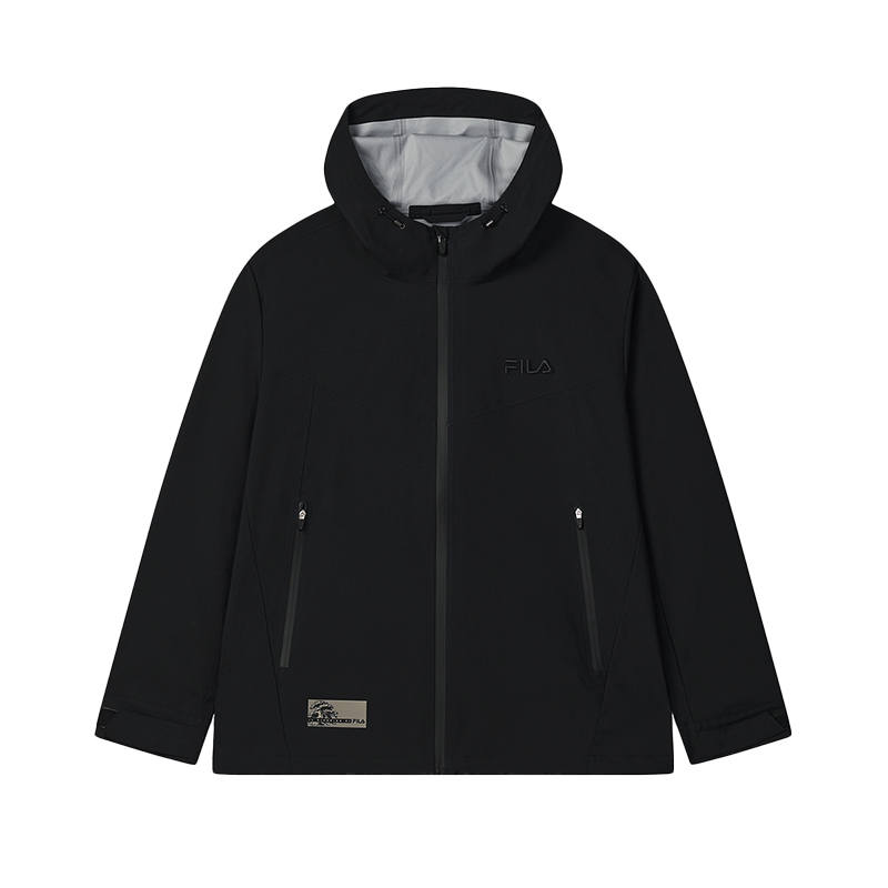 FILA Heritage Jackets Men's Jet Black BK Hooded Non Detachable Moderate Other