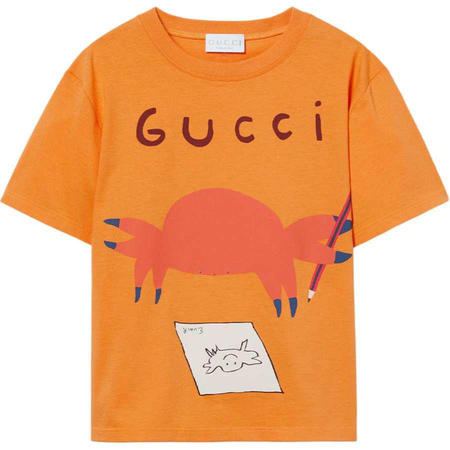 GUCCI Kids T Shirts Crew Neck Moderate