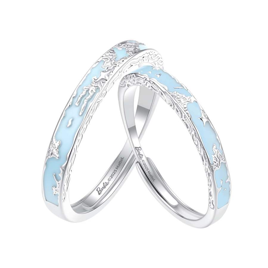 Barbie Barbie 925 Sterling Silver Rings Unisex