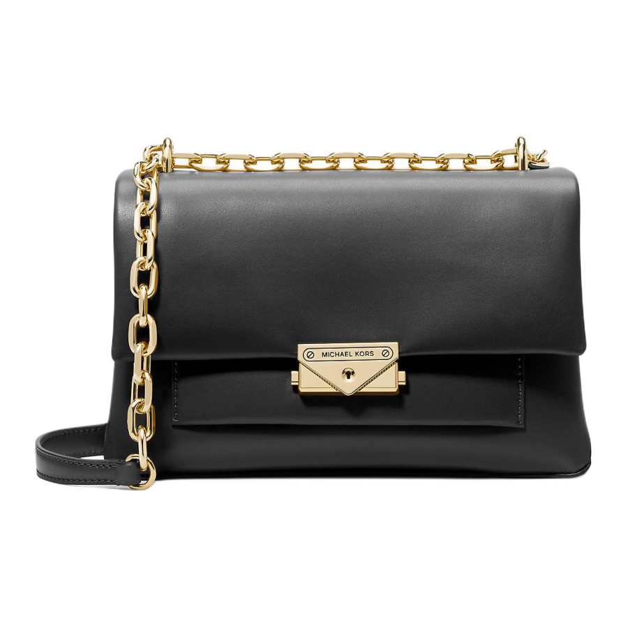 MICHAEL KORS Cece Polyurethane With Cotton And Polyester Crossbody Bag, Shoulder Bag Medium Women's Black