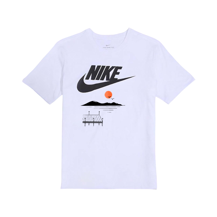 Nike Nike T Shirts Unisex White Crew Neck Moderate Straight Fit
