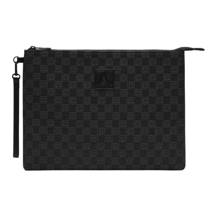 Jordan Jordan Monogram Polyester Clutch Unisex Black