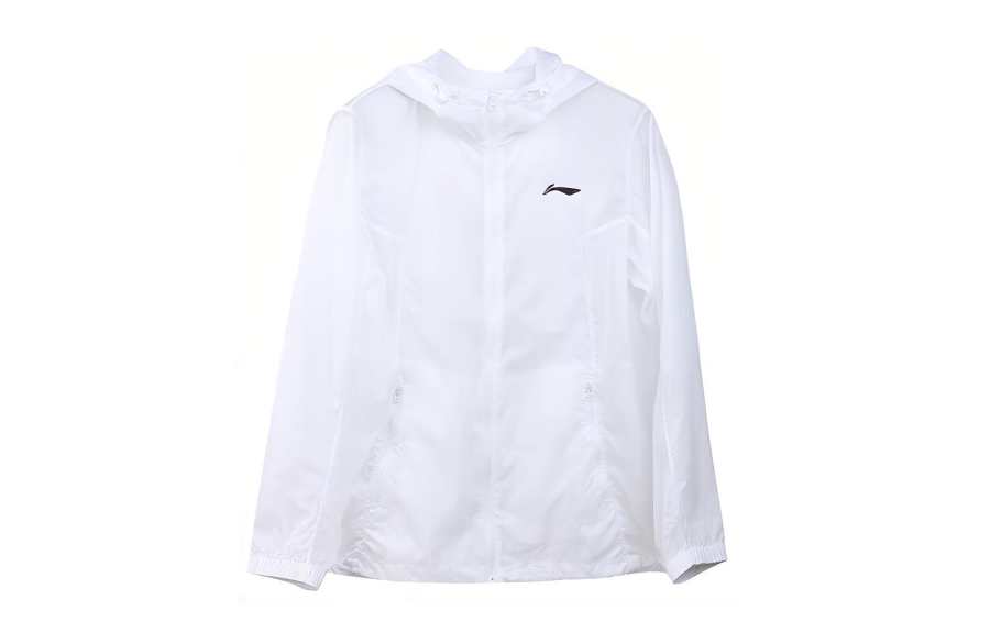Li-Ning Li Ning Super Light Sun Protection Clothing Unisex White