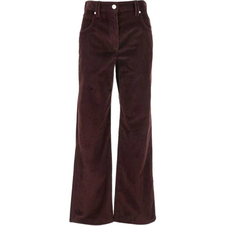 Brunello Cucinelli Corduroy Flared Leg Pants