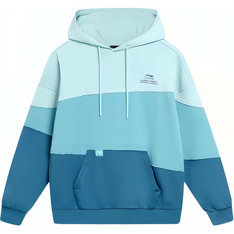 Li-Ning Li Ning Sports Life Collection Sweatshirt Men's Lake Gray Blue