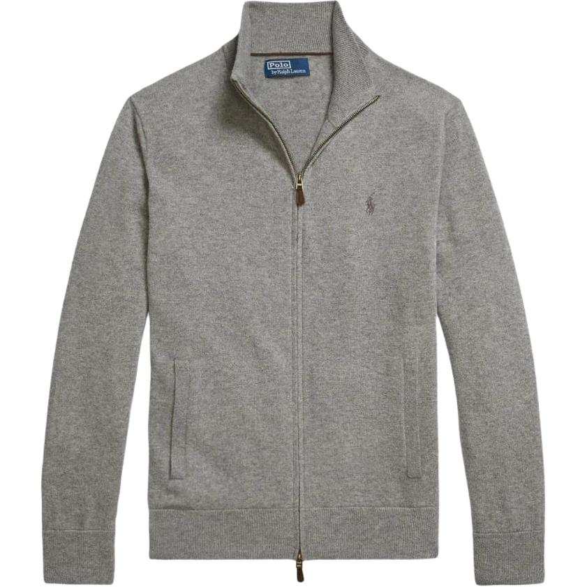 Polo Ralph Lauren Logo Embroidered Zipped Cardigan