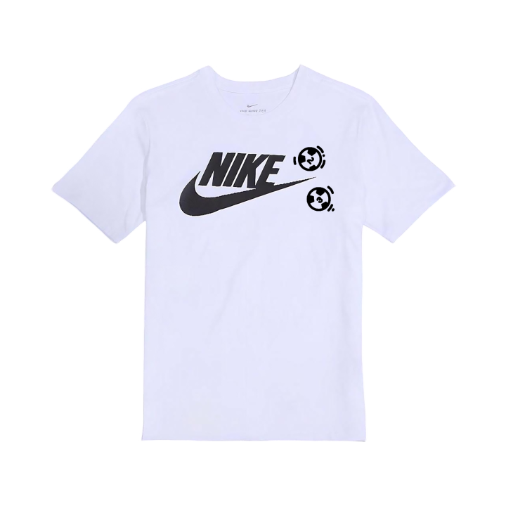 Nike Nike T Shirts Unisex White Crew Neck Moderate Straight Fit