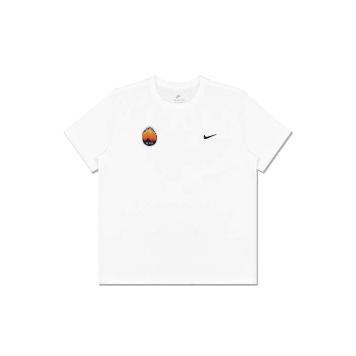Nike Nike T Shirts Men's White Crew Neck Moderate Straight Fit