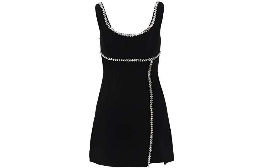 Self-portrait Crystal-embellished Tweed Minidress